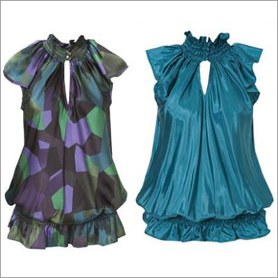 Ruched Neck Tops