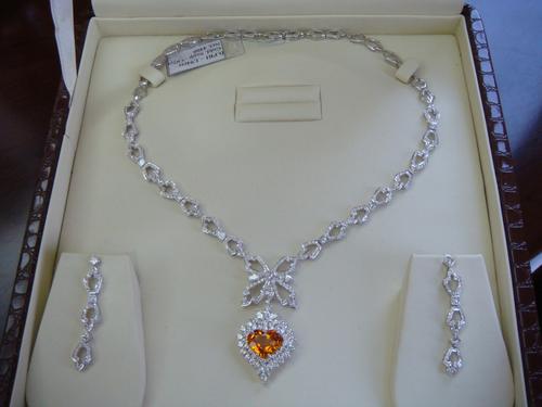 Goldan Sapphire Necklace Set