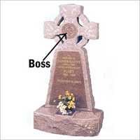 Brown Granite Tombstone