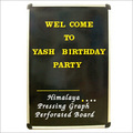 Pressing Graph Perforated Board