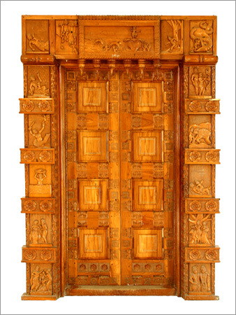 Teakwood Entrance Door