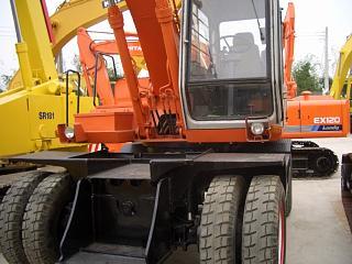 Used Hitachi EX100WD Wheel Type Excavator