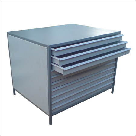 Sheet Metal Parts & Components - Steel, 48x36x24 Inches, Grey | Durable, Customizable, Efficient Storage, 10 Drawers, Powder Coat Finish