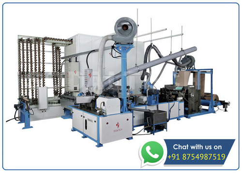 Automatic Paper Cone Making Machine with Online Drier By K. U. SODALAMUTHU AND CO. PVT. LTD.