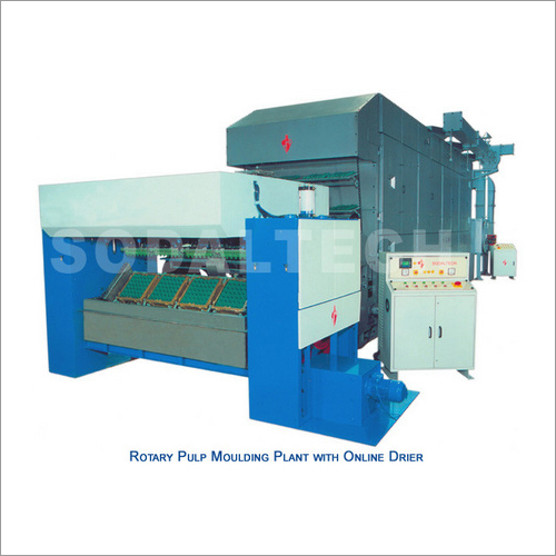 Rotary Pulp Moulding Plant With Online Drier
