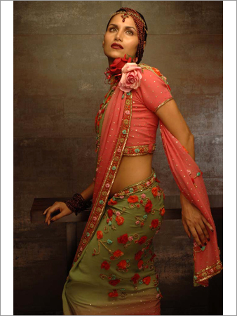 Embroidered Saree