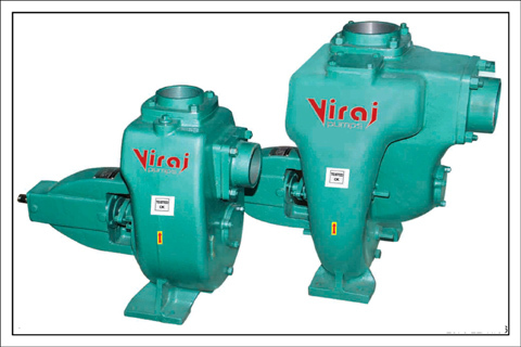 Horizontal Non-Clog Self Priming Pump VSPM Series