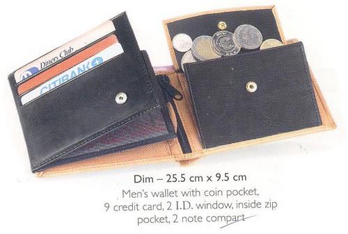 Mens Wallet With Coin Pocket