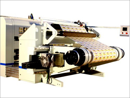 Slitter Rewinding Machinery NUZEN-359 - Steel, 1100mm Width, 600 MPM | Servo Driven, Auto Reel Removal, PLC with HMI Control, Precise Differential Winding
