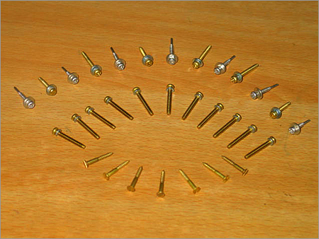 Brass Screws with Washer Assembly