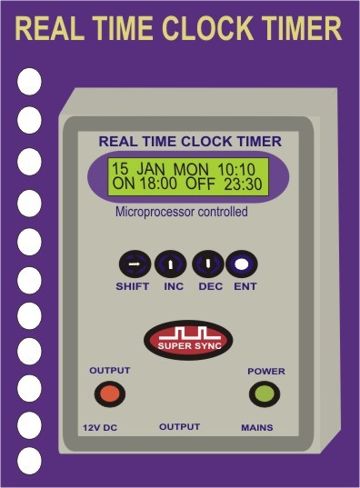 Street Light Glow sign board and Pump Switching Timer