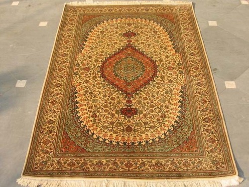 Pure Silk on Silk Carpet