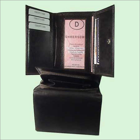 Leather Wallet - Buff Aniline (Brown)