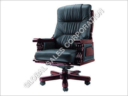 Black Revolving Chair Seat Fabric