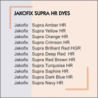 Jakofix Supra HR Dyes