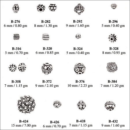 Fine Silver Beads