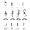 Silver Clasps