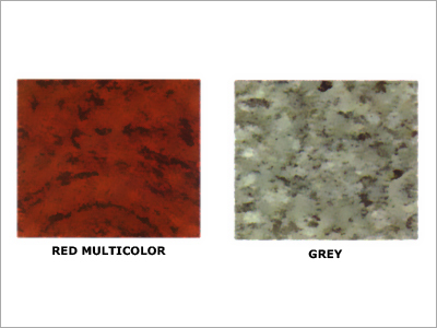 Grey and Red Multicolor