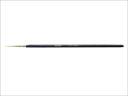 Eye Liner Brush - Synthetic Fiber, 15cm, Black | Precise Application, Easy Handling, Soft Touch, Durable Bristles