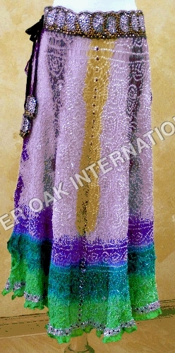 Bandhej Silk Skirts