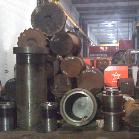 Hydraulic heavy ship shaft