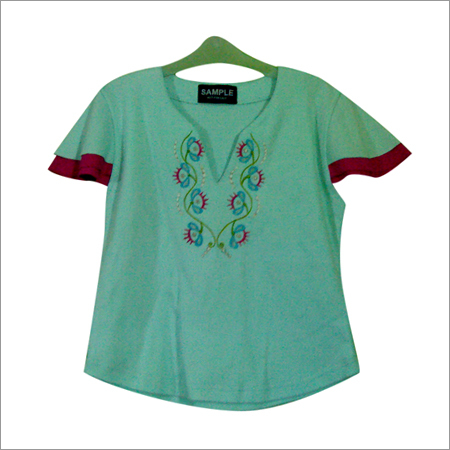 Girl's V neck T-Shirt