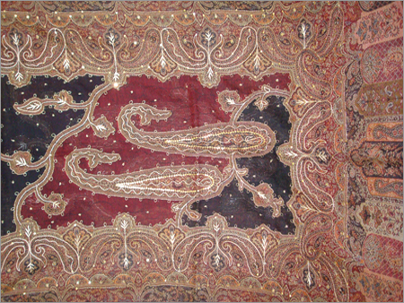 Jamavar Sippy Work Shawls