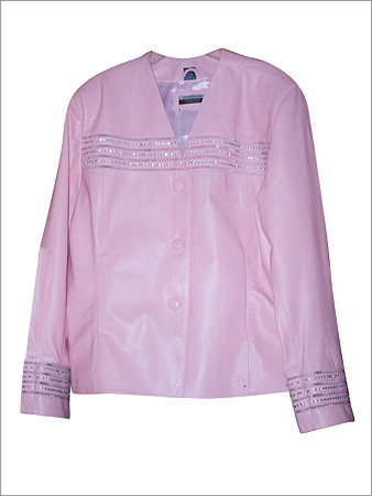 Women Leather Jacket - Genuine Leather, XS-XL, Pink | Stylish Design, Comfortable Fit, Durable, Elegant Look