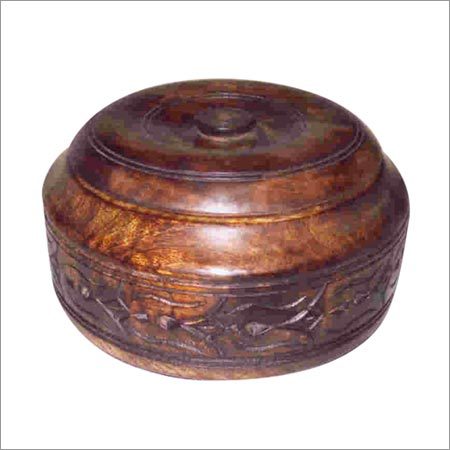 Wooden Vessel with Lid
