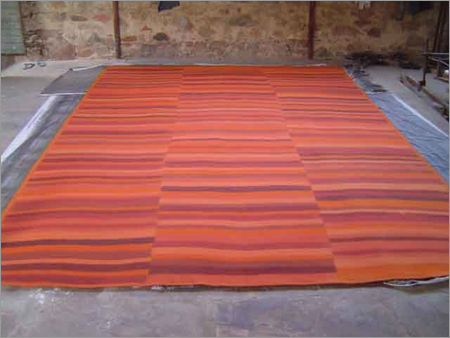 Striped Felt Rug