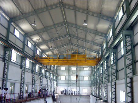 EOT Cranes - Steel 10MT - 100MT Lifting Capacity | Heavy Duty Electric Hoist Easy Installation Safe Operation