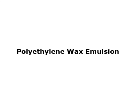 Polyethylene Wax Emulsion
