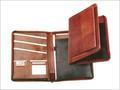 Leather Passport H. - Genuine Leather, 10x15 cm, Brown | Zipper Closure, Multiple Pockets, Organized Storage, Passport Protection