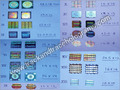 Generic Hologram - Self-adhesive, Square 25-50 Micron| Sky Blue & Brown, Customizable Colors, Logos, Sizes & Styles, Unique Patterns