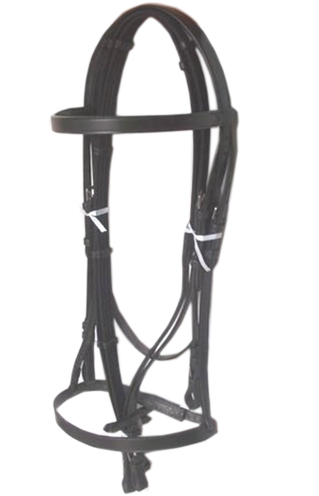 English Leather Flat Bridle
