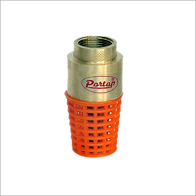 Brass Foot Valve (PVC Strainer)