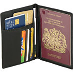 Leather passport H.