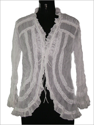 Net Full Sleeved Shirt