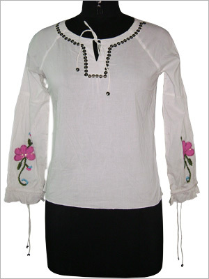 Stylish top with Patch Work