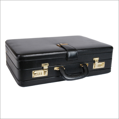 Deluxe Leather Suitcase
