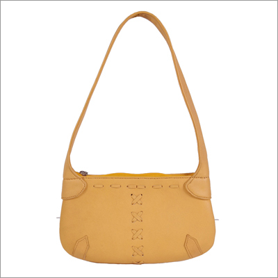 Leather Hand Bag - Genuine Leather, 10x7x2 inches, Tan | Durable, Tear Resistant, Zipper Closure, Stylish Design