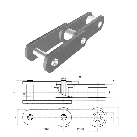 Hollow Bearing Pin Chain