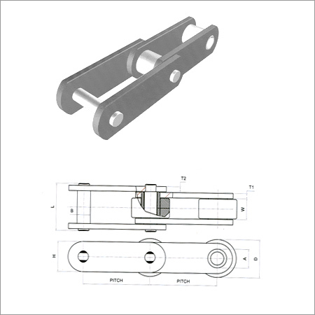 Solid Bearing Pin Chain