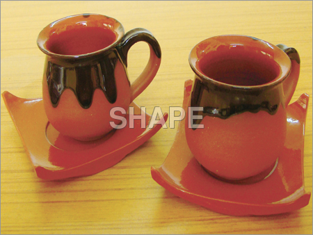 Terracota Cups & Square Plates
