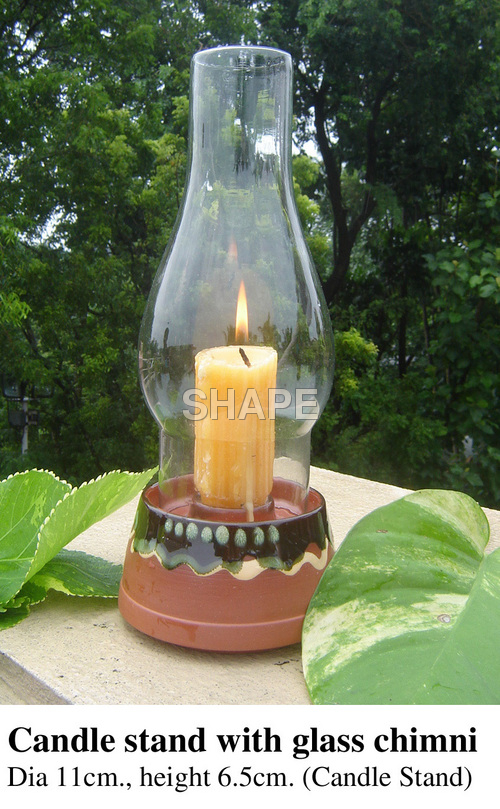  Terracotta Candle Holder