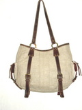 Leather Linen Bag
