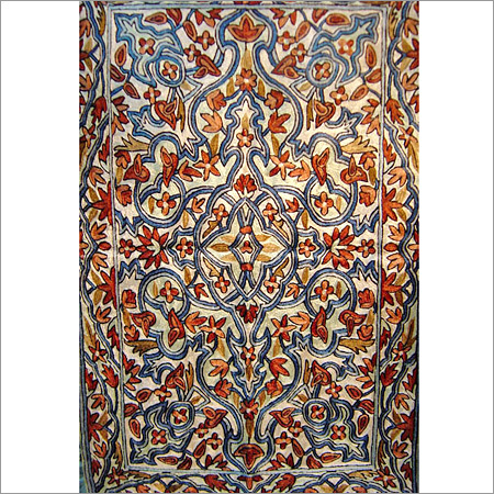 Chain Stitch Woolen Rug