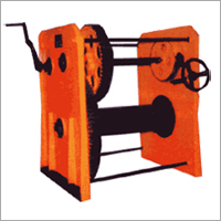 Orange Manual Crab Winch