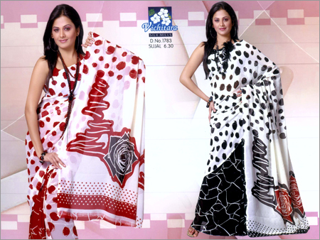 Print Work Sarees