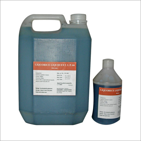 Liquorice Liquid Extract I.P. 66